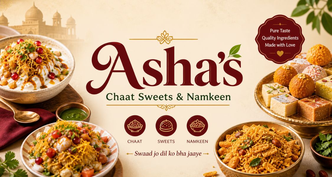 Asha's Chaat Sweets & Namkeen